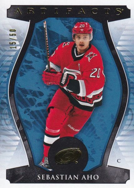 paralel karta SEBASTIAN AHO 23-24 Artifacts Yellow /50